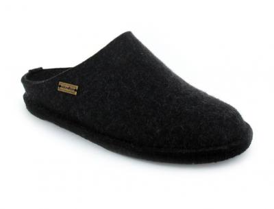 HAFLINGER Flair Soft, graphit -  HAFLINGER Flair Soft, graphit - diese Filzpantoffeln f�r Damen und Herren aus  sind...