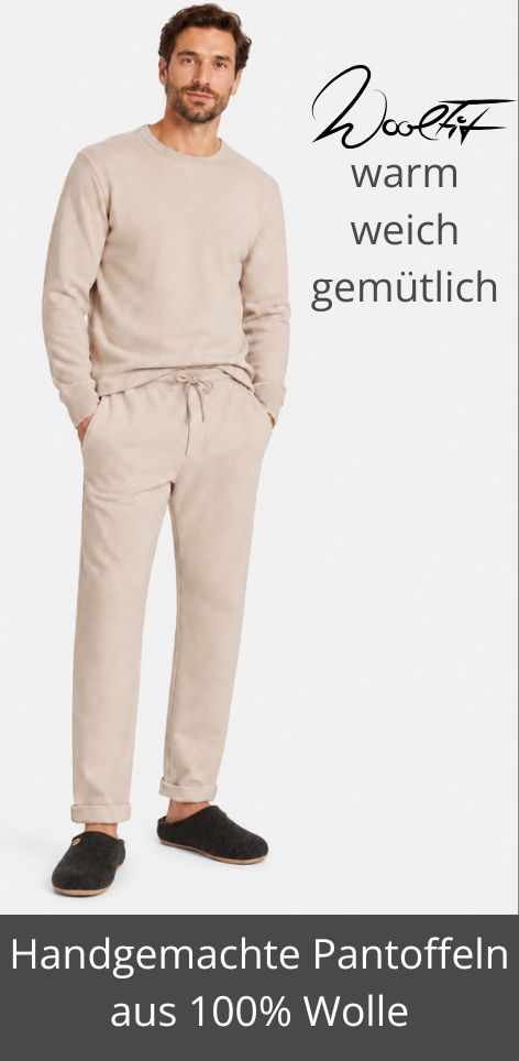 Warme Hausschuhe von WoolFit