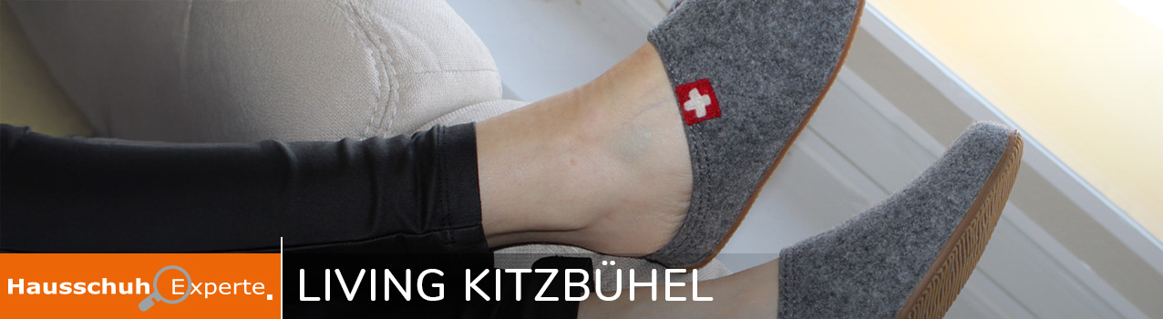HausschuhExperte.de f�hrt ein umfangreiches Sortiment der Marke LIVING KITZB�HEL