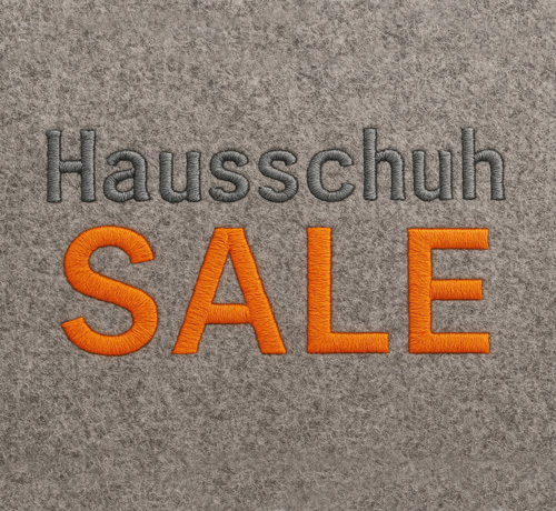 Reduzierte Hausschuhe