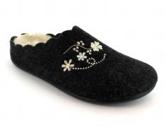 Varomed vital Pantoffel Eleonor, schwarz