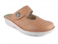 Berkemann BERKOFLEX Heliane Damen Stretch Clogs, beige