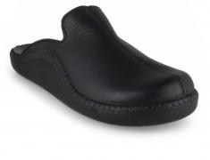 Josef Seibel Monaco 202 G Herren Leder Pantoffeln, schwarz