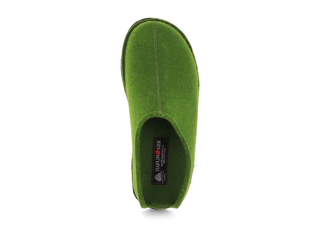 HAFLINGER Slippers Flair Smily, Unisex Wool Felt Shoes with Arch