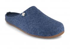 Living Kitzbühel Gipfelkreuz Filzpantoffeln, media blue