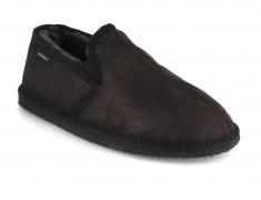 SHEPHERD Bosse, Herren Lammfellhausschuh, matt black