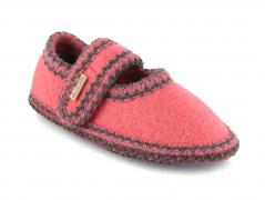 Living Kitzb�hel Babs Kinder Ballerina mit H�kelverzierung, sweet coral