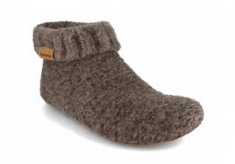 Gottstein Damen Herren Hüttenschuh Knit Boot, braunmele
