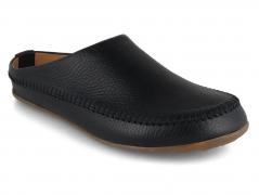 HAFLINGER Everest Softi Leder Pantoffeln, schwarz