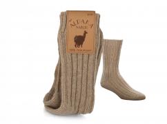WoolFit� extra warme Socken mit Wolle und Alpaka, beige