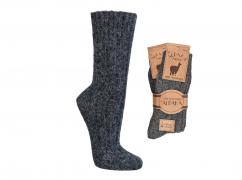 WoolFit� extra warme Alpaka Wollsocken aus 100% nat�rlicher Wolle, anthrazit