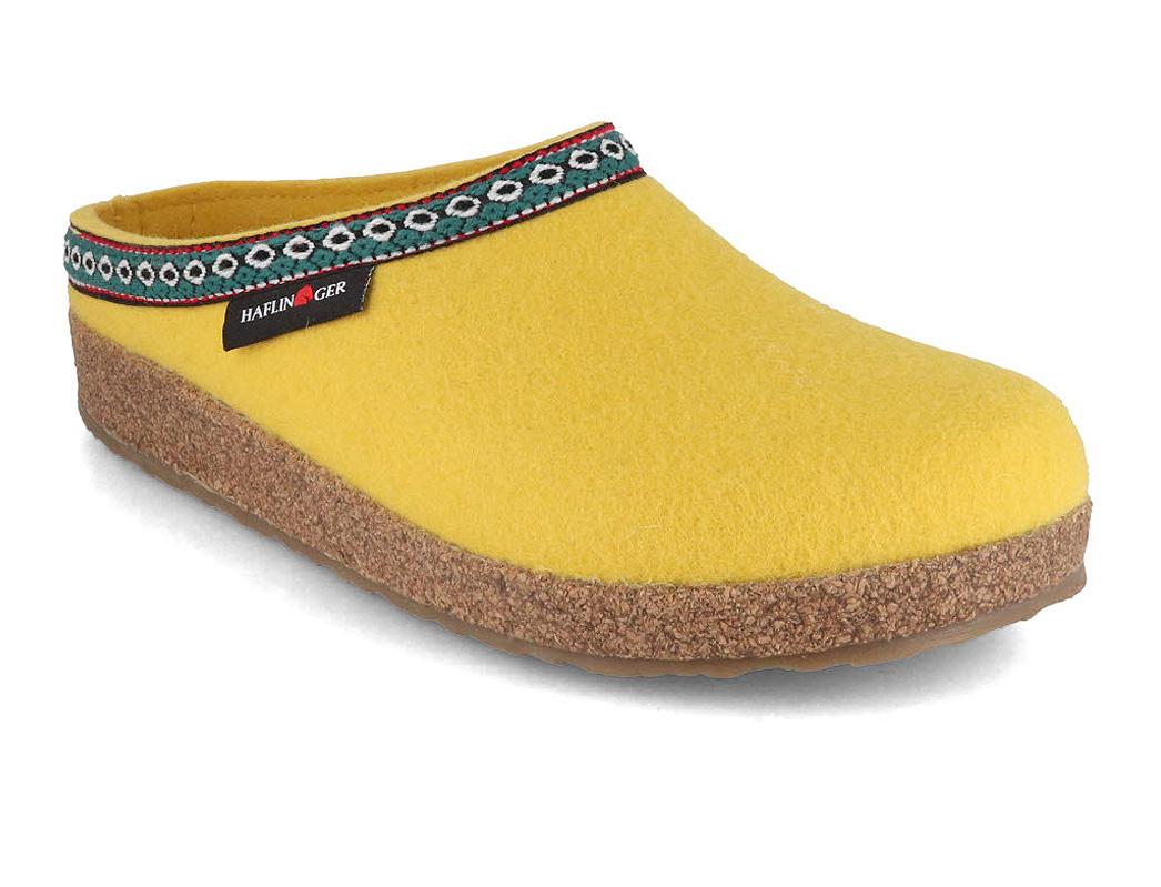 Haflinger Pantoffels dames heren unisex Grizzly Franzl 711001, grootte
