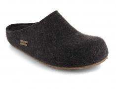HAFLINGER Damen Herren Filz Clog Grizzly Michel, graphit