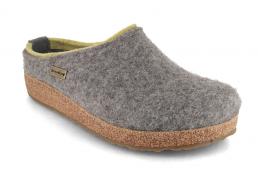 HAFLINGER Grizzly Kris Filz Hausschuhe, basalt