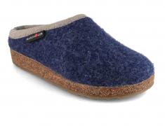 HAFLINGER Grizzly Panda Walk Pantoffeln, jeans
