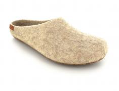 Magicfelt Filzpantoffel Coburger Fuchsschaf, goldenes Vlies