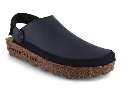 ASPORTUGUESAS Chuck Eco Nubuk Clogs, navy