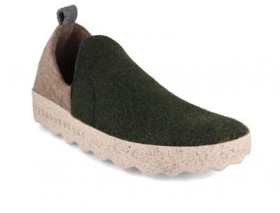ASPORTUGUESAS City Damen Hausschuhe, green taupe
