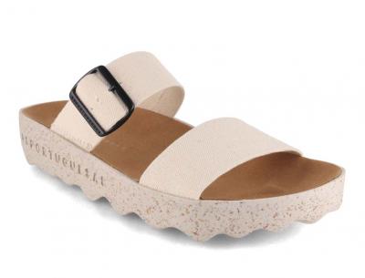 ASPORTUGUESAS City Line Coly Damen Sandalen, ivory