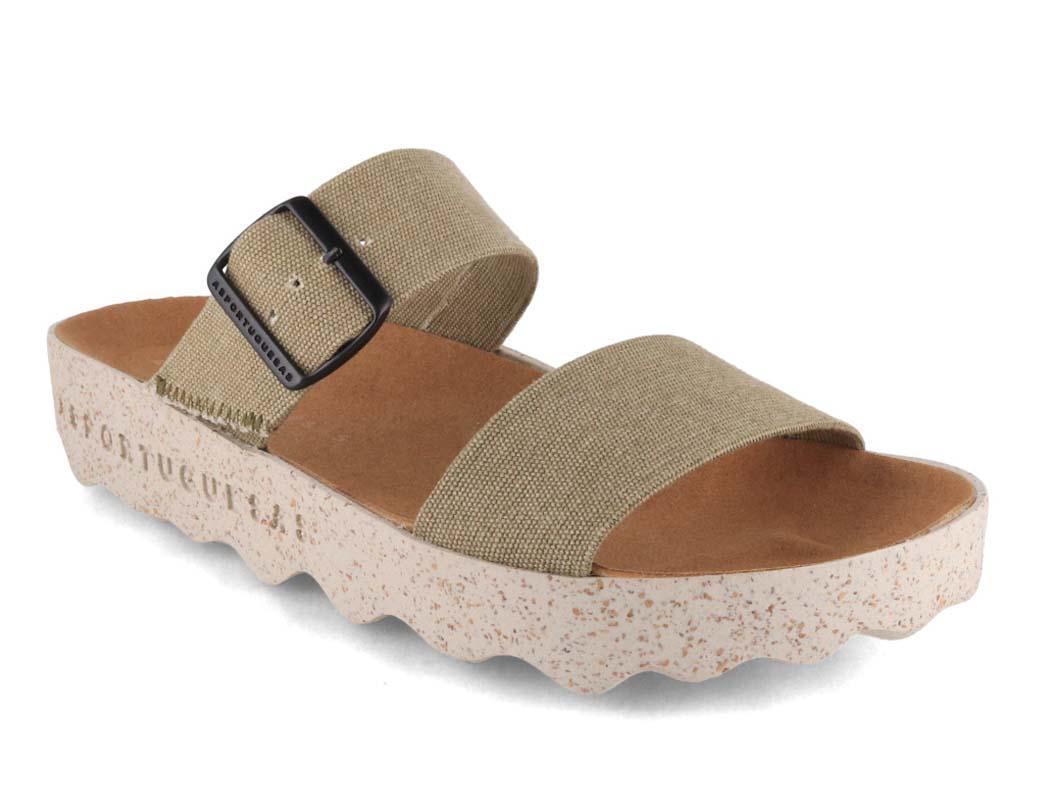 ASPORTUGUESAS City Line Coly Damen Sandalen, khaki