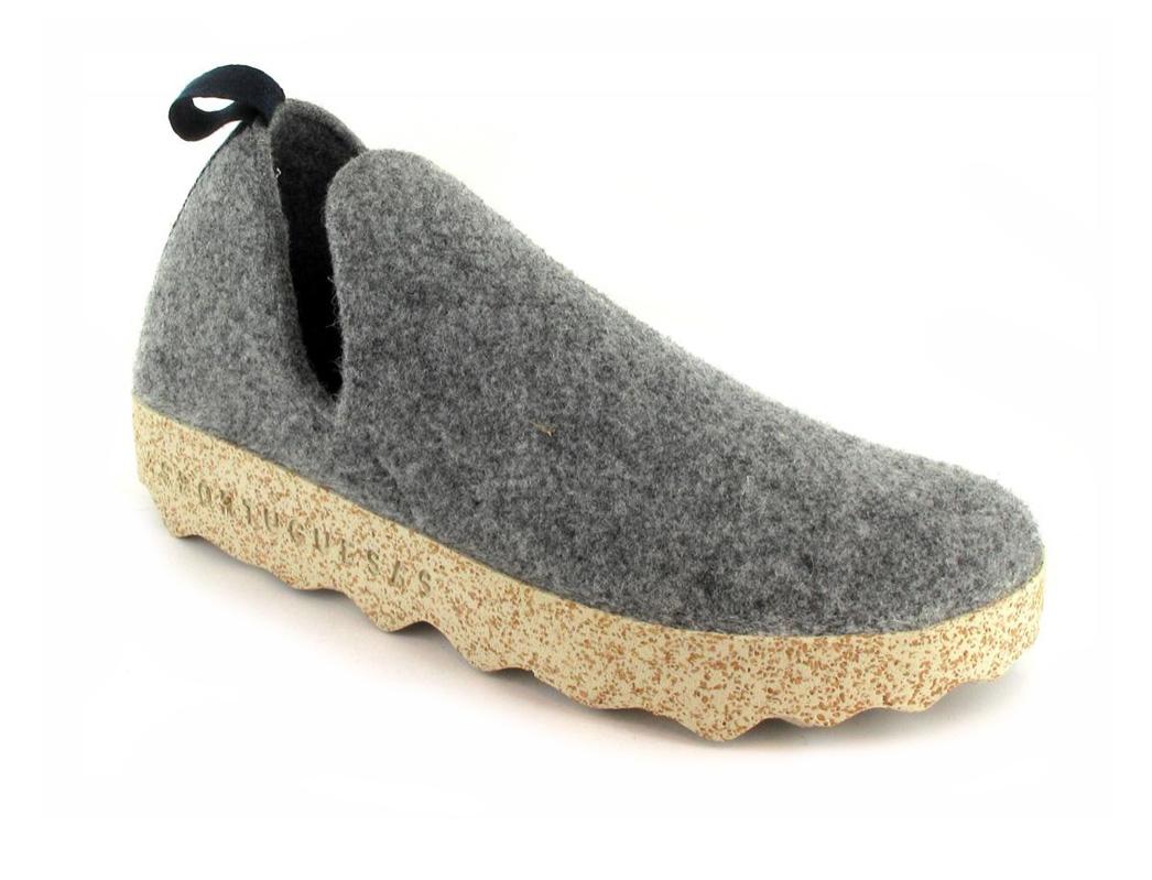 ASPORTUGUESAS Damen Herren Filz Slipper City, concrete