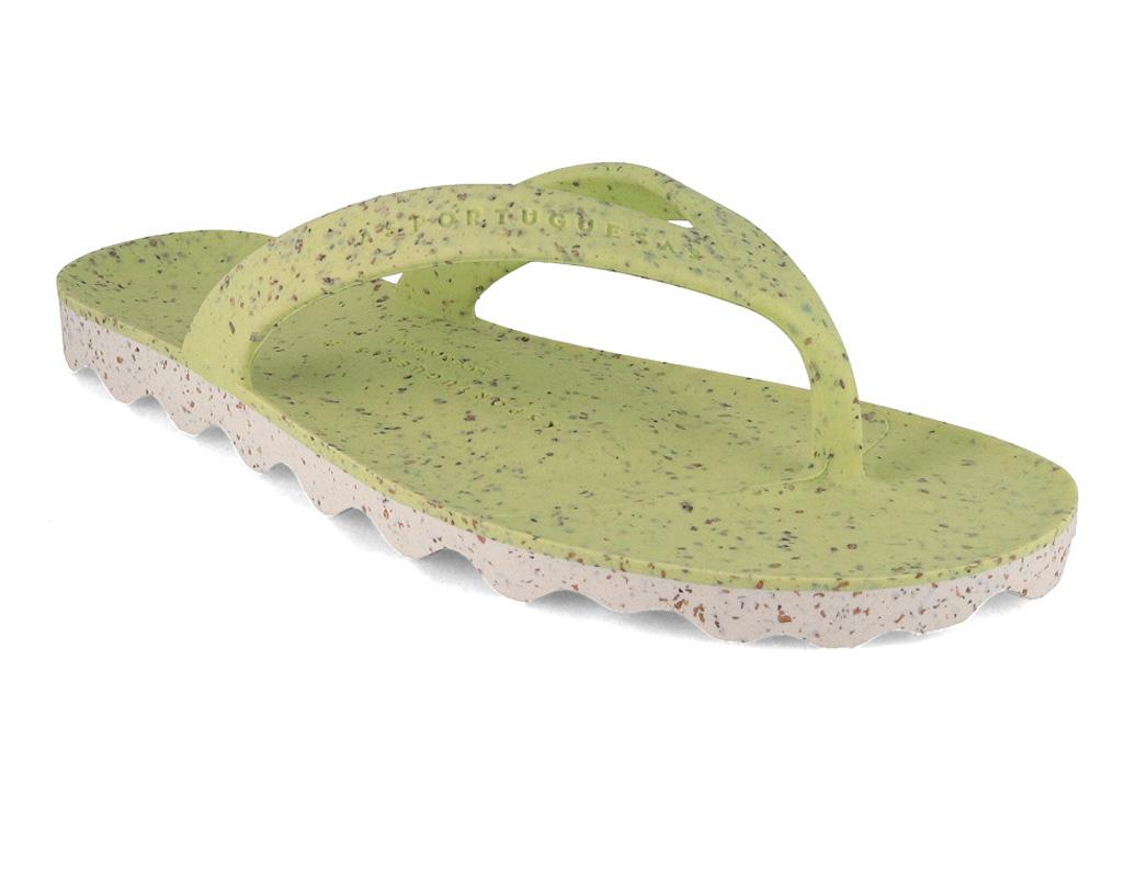 ASPORTUGUESAS Earth Damen Zehentrenner, lime natural