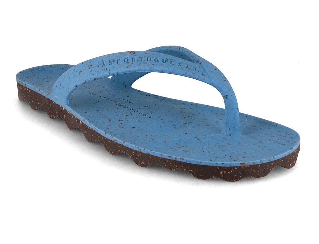 ASPORTUGUESAS Earth Zehentrenner, sky blue brown