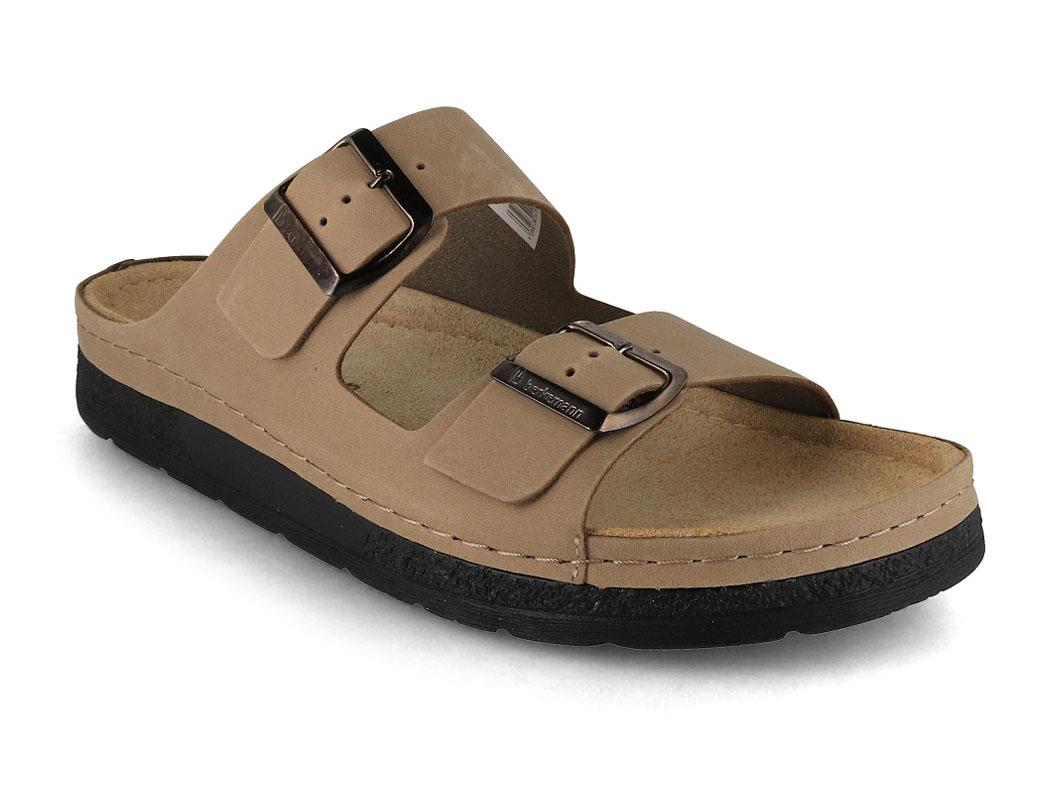 Berkemann BERKINA Adam Herren Pantoletten, sand
