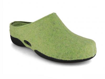 Berkemann BERKINA Lauren Damen Filzclogs, gr�n