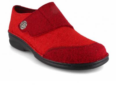 Berkemann BERKOFLEX Damen Hausschuh Jarla, rot