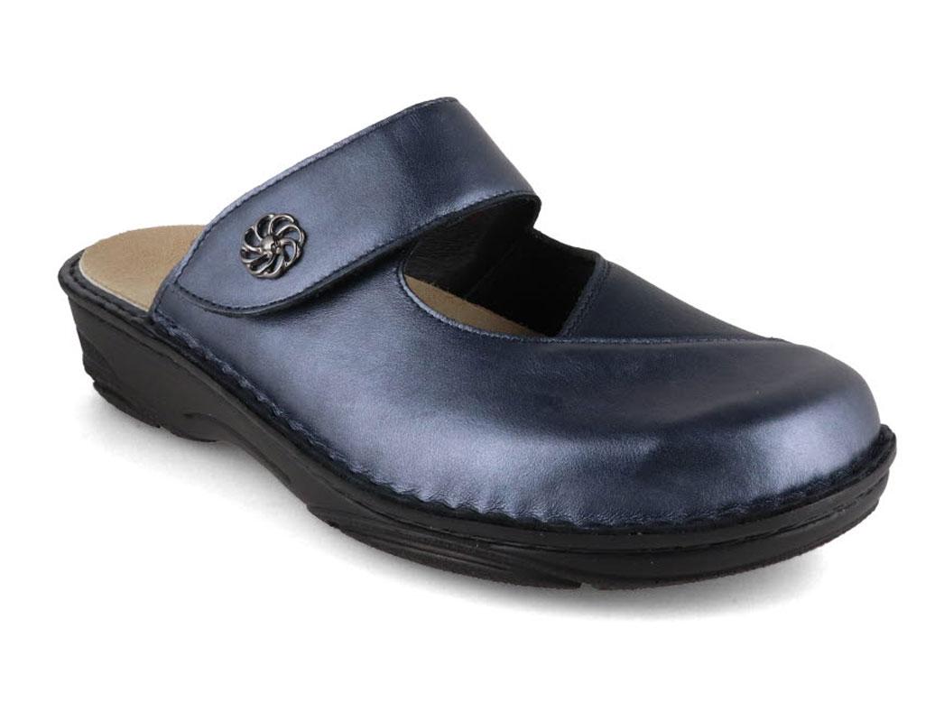 Berkemann BERKOFLEX Damen Stretch Clog Heliane, blau