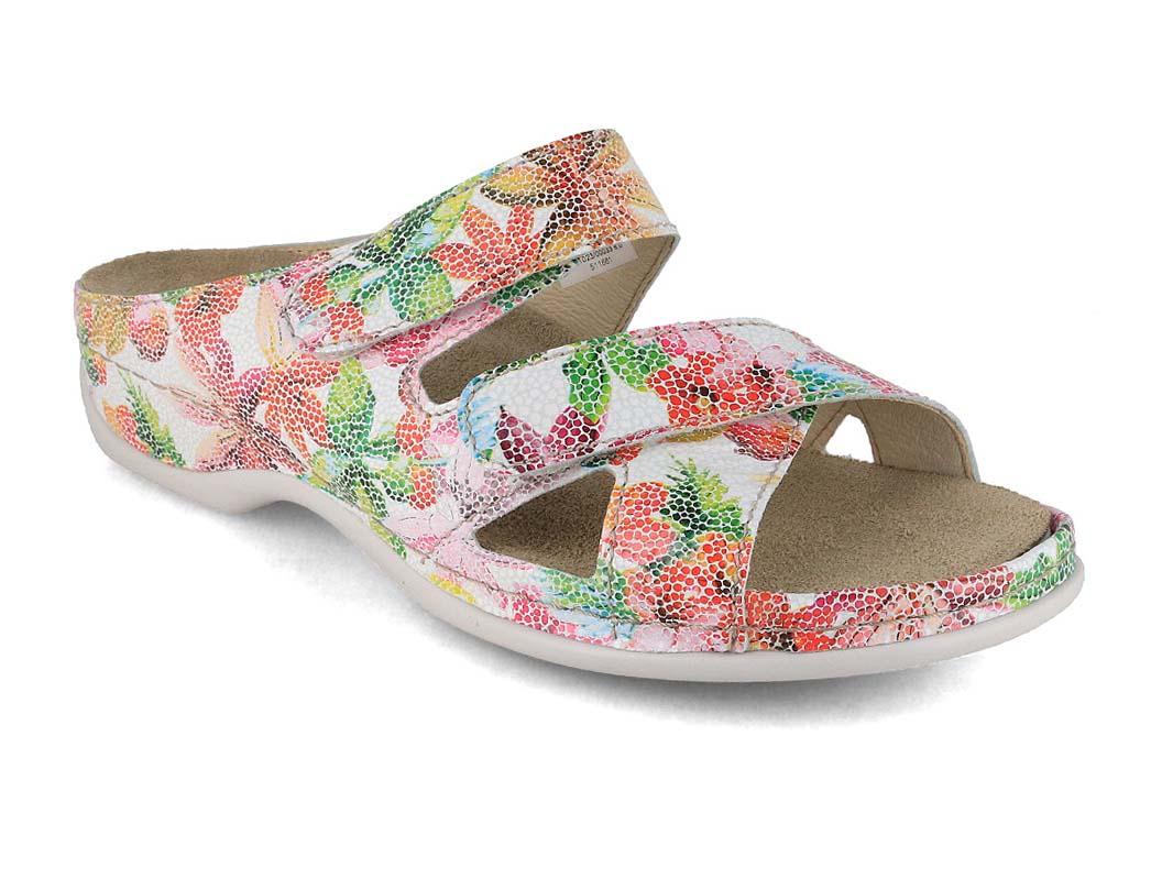 Berkemann BERKOFLEX Felia Damen Pantoletten, multicolor