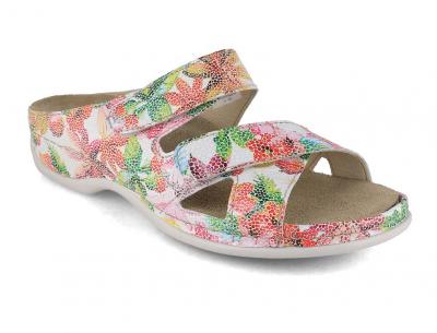 Berkemann BERKOFLEX Felia Damen Pantoletten, multicolor