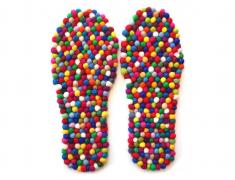 WoolFit� FeelGood Einlegesohlen, bunt