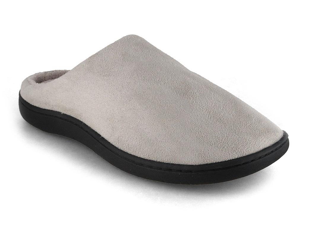 Fluffys Cosmo Herren Pantoffeln, hellgrau