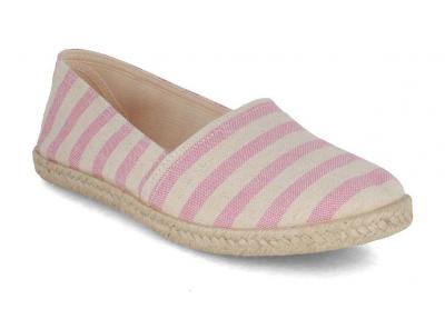 Gottstein Camping Linen duo Damen Espadrilles, rosa