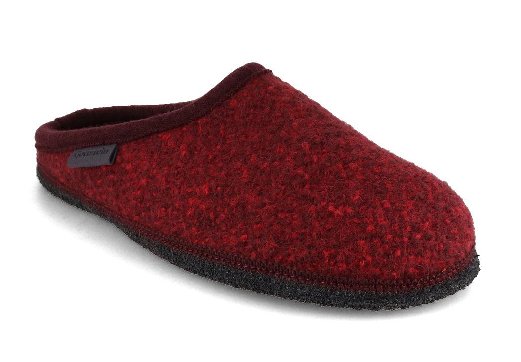 Gottstein Wool Venture Low Walk Pantoffeln, glow red