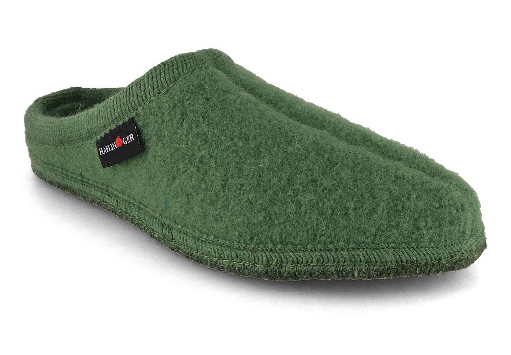 HAFLINGER Alaska Pantoffeln, farn