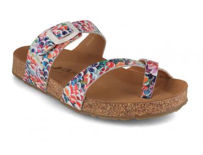 HAFLINGER Bio Juno Damen Sandalen, multi bubble