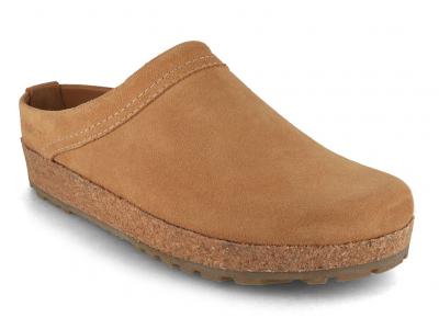 HAFLINGER Bio Malm� Leder Clogs, sahara