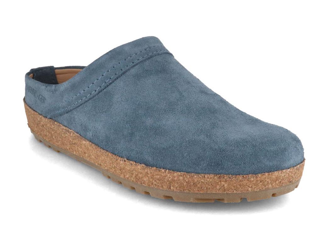 HAFLINGER Bio Malm� Damen und Herren Leder Clogs, jeans