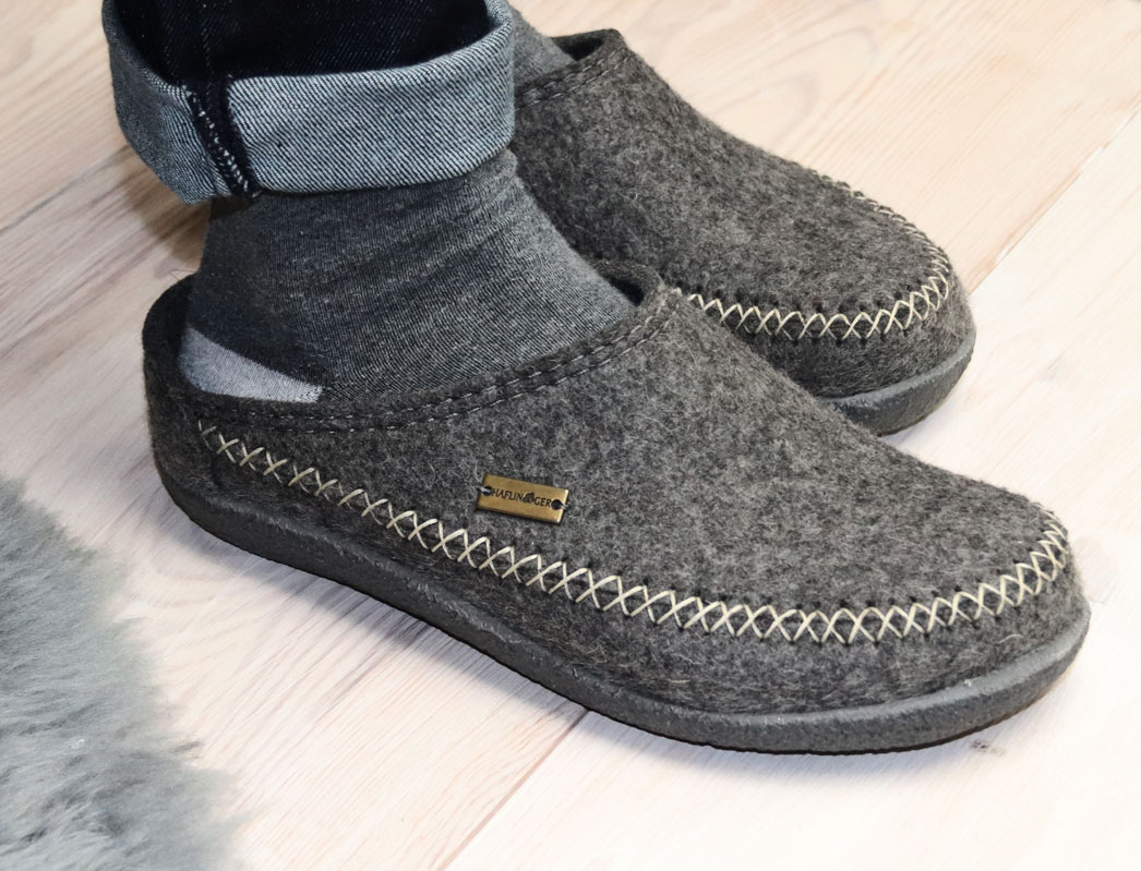 Haflinger Blizzard Credo pantoffels voor dames, roest, 41 EU