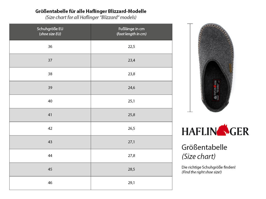 HAFLINGER Blizzard Credo Pantoffels voor dames, zwart, 43 EU
