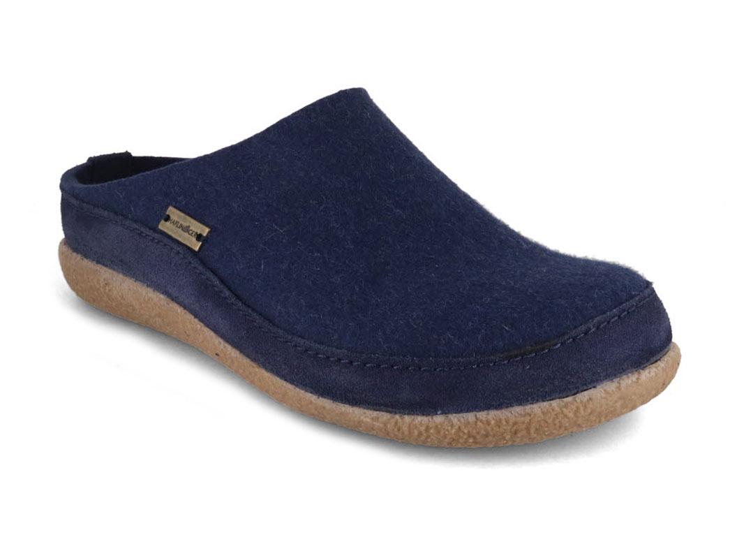 HAFLINGER Blizzard Skane Filzpantoffeln, jeans