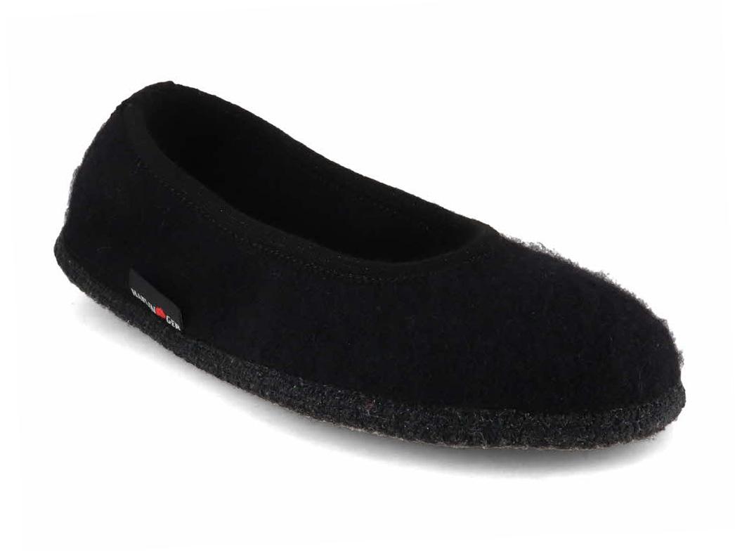 HAFLINGER Damen Ballerina Marina, schwarz