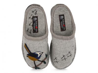 HAFLINGER Damen Filz Pantoffel Flair Songbird