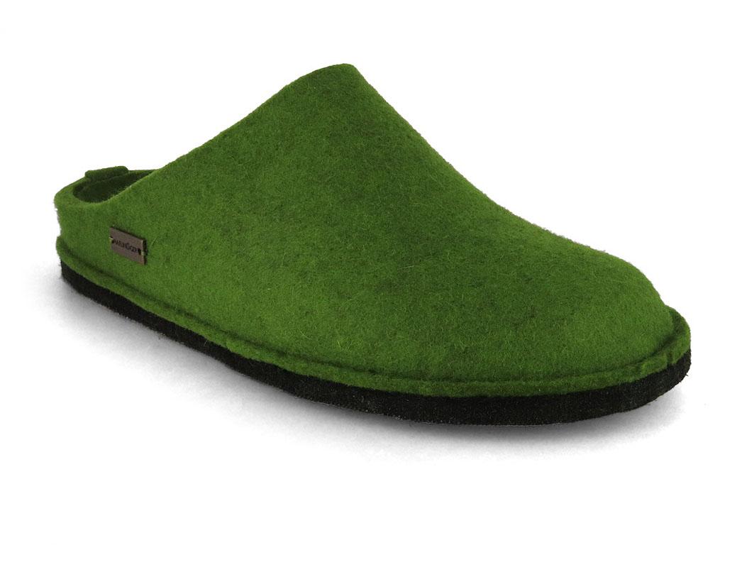 HAFLINGER Damen Herren Filz Pantoffel Flair Soft, grasgr�n
