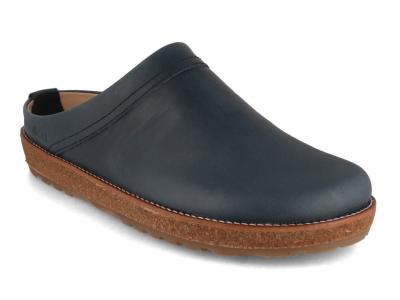HAFLINGER Damen Herren Leder Clog Travel Classic, bali 