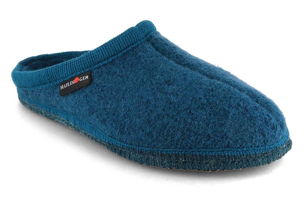 HAFLINGER Damen Herren Pantoffel Alaska, t�rkis
