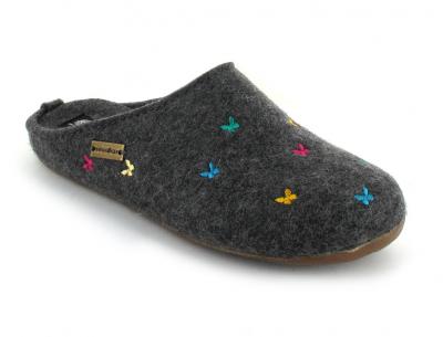 HAFLINGER Everest Farfalline, anthrazit | Gr. 36-42